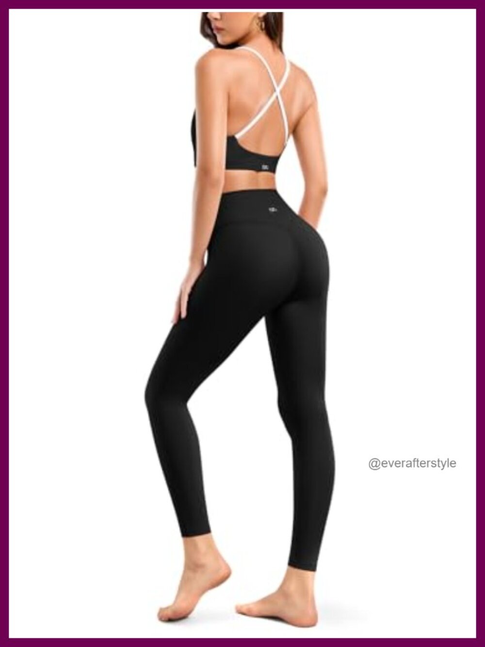 2 Piece Workout Set Camisole Top Seamless Leggings Nylon Lycra